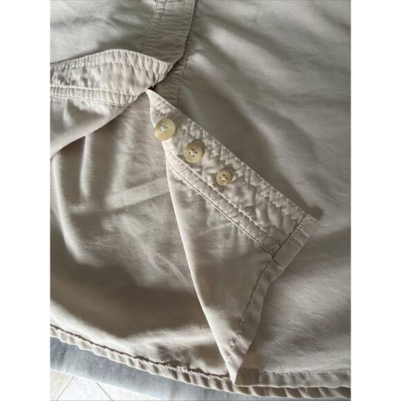 Ex Officio Beige Fishing Shirt Convertible Sleeve Vented Button Up Gorpcore XL - Picture 8 of 8